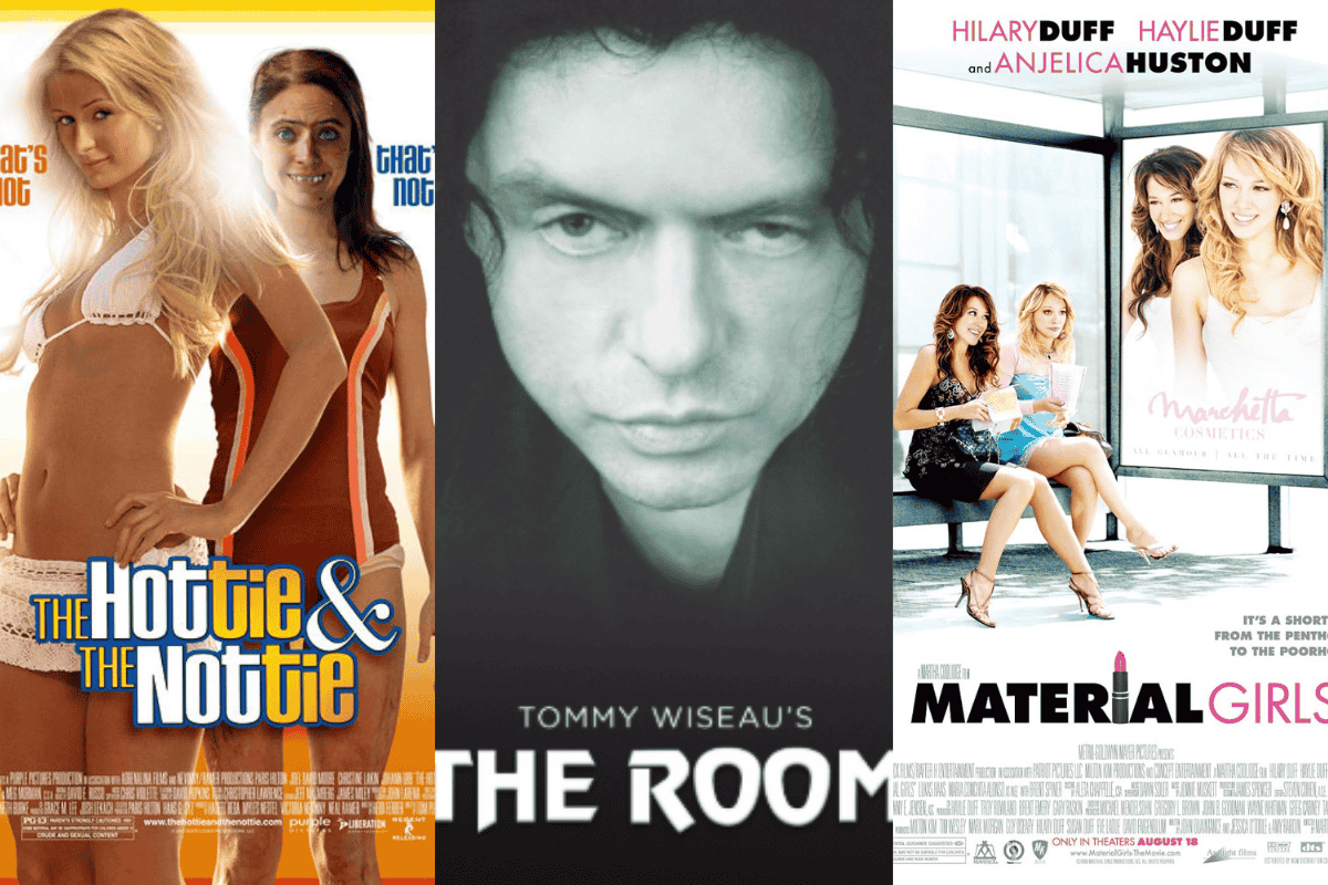 collage of bad movies
