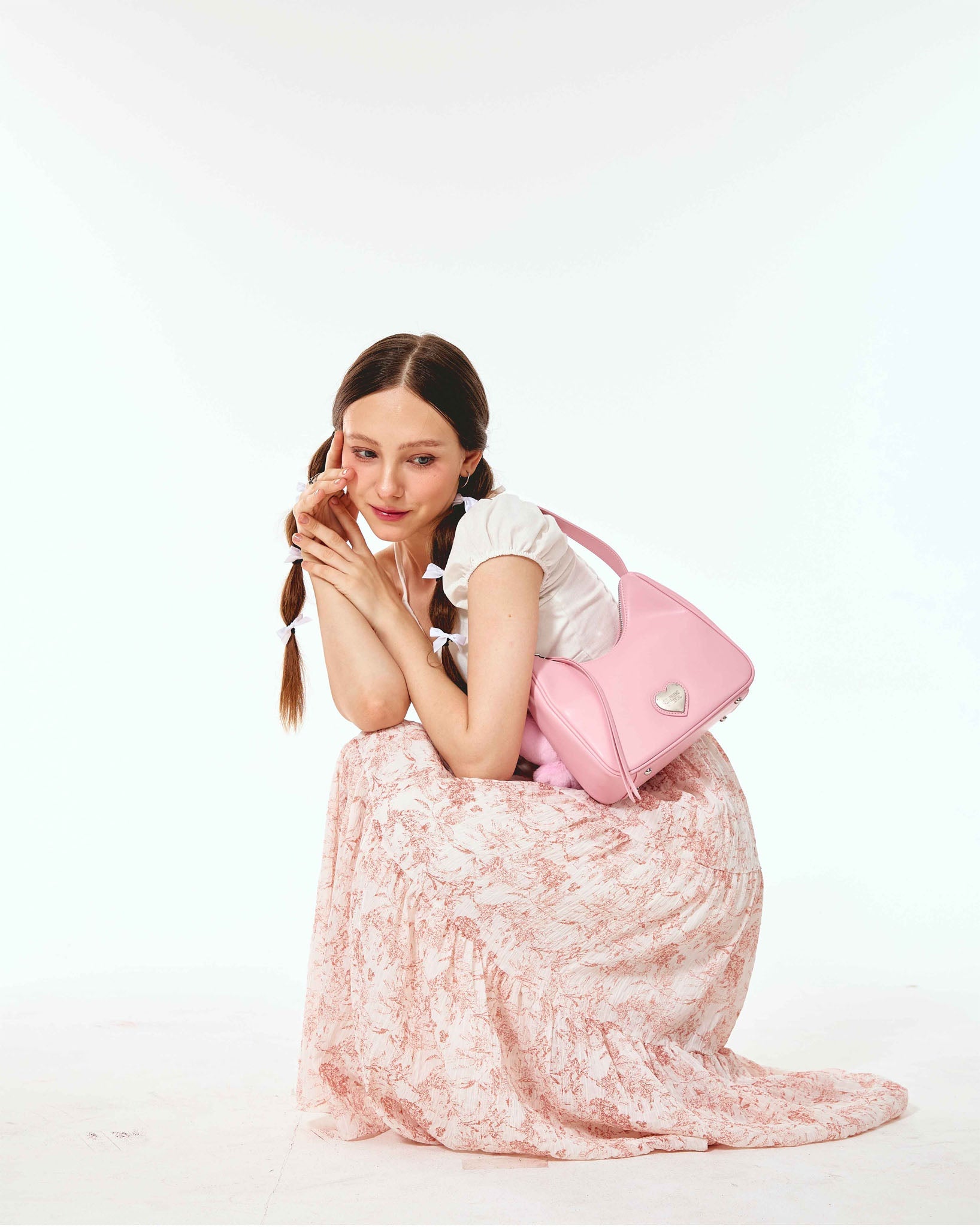 Girlfriend Hobo Bag (Soft Pink)